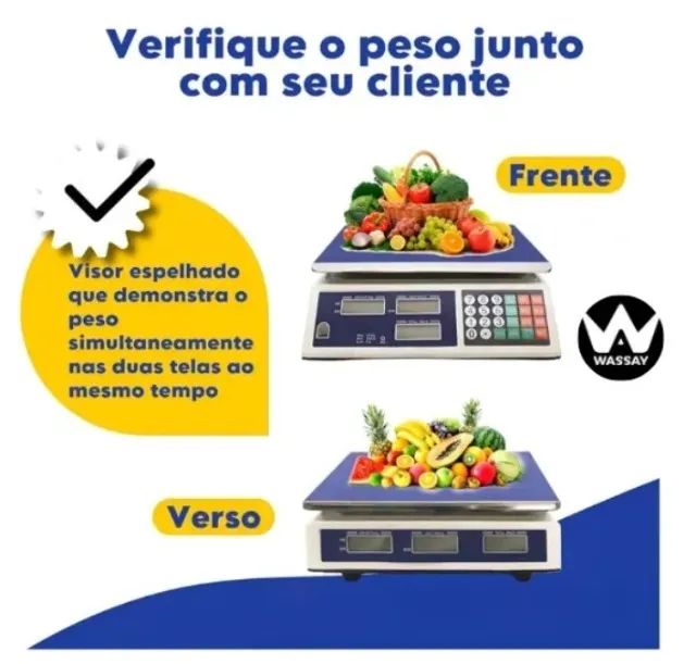 Balança comercial digital 40kg com garantia  - Foto 4