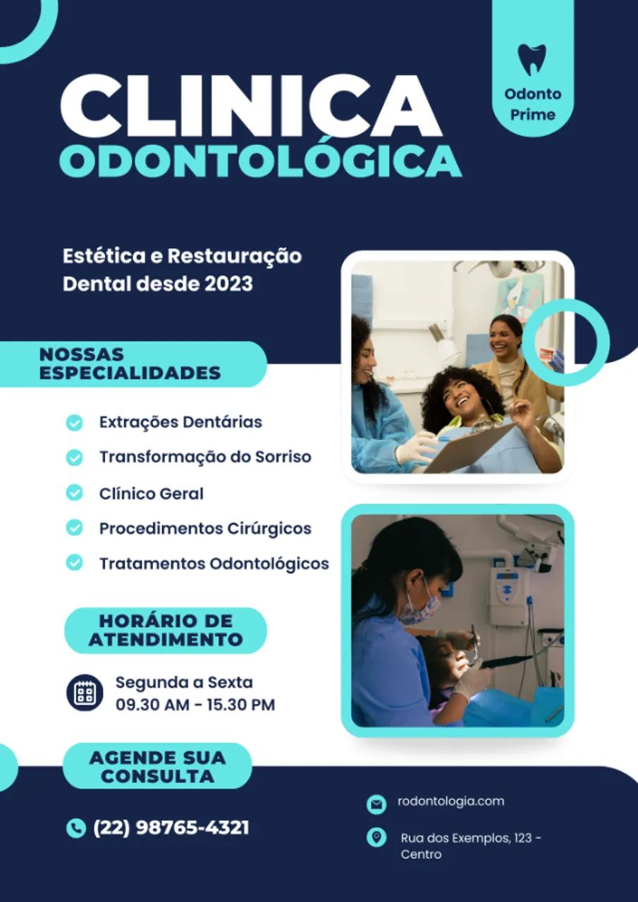 Panfleto Profissional para Clínicas e Consultórios - Foto 2