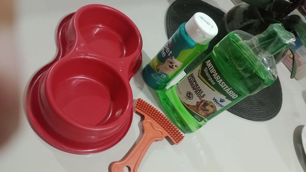 Kit higiênico, mais comedouro e bebedouro  - Foto 3