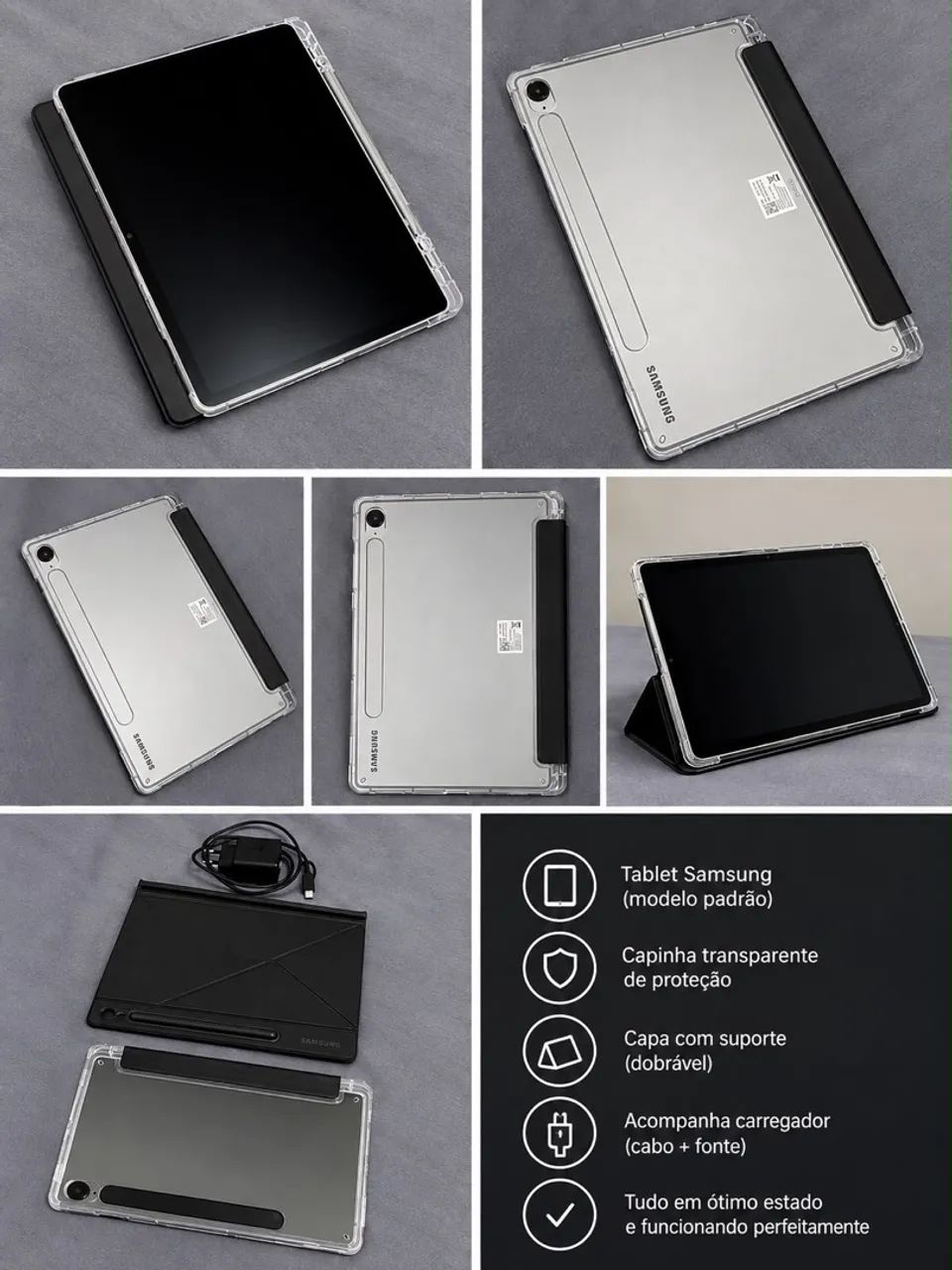 Tablet 128 gigas Samsung S9 FÉ