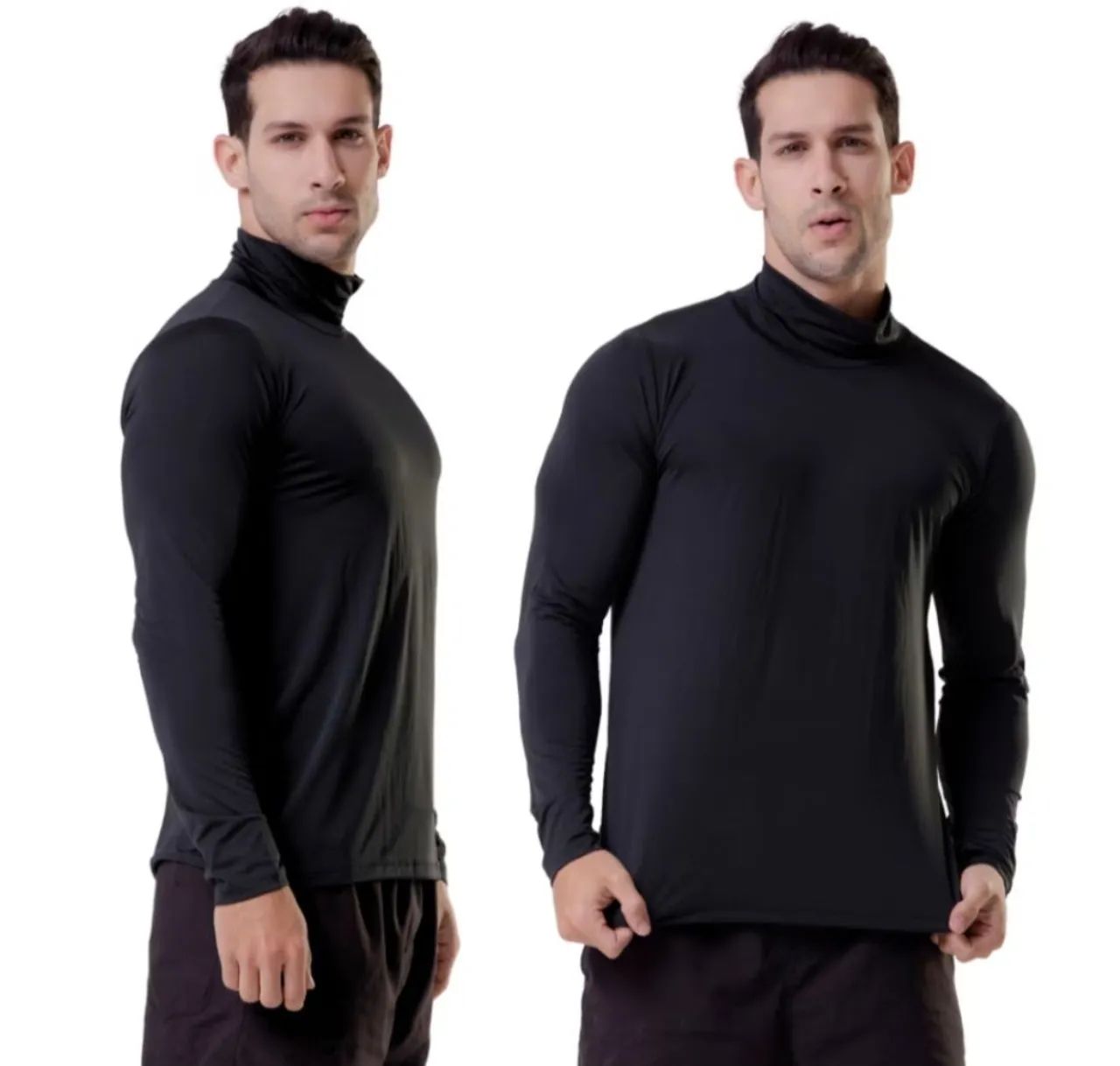 Camisa térmica gola alta - Foto 2