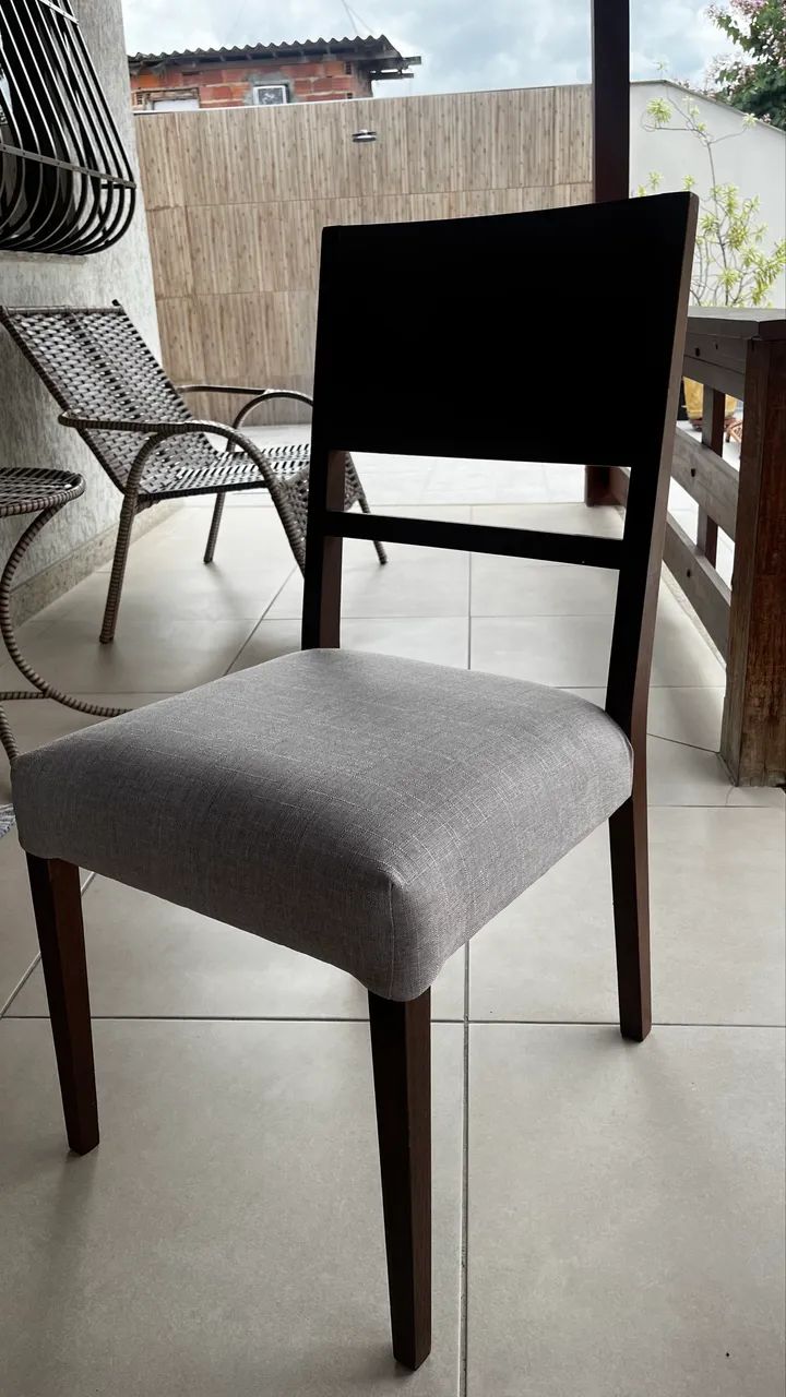 Conjunto 4 cadeiras de Madeira  - Foto 3