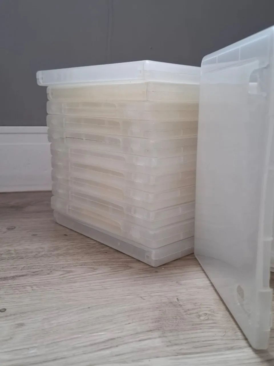 11 Capas Estojos Duplos Transparentes DVD Bluray Plastation - Foto 4