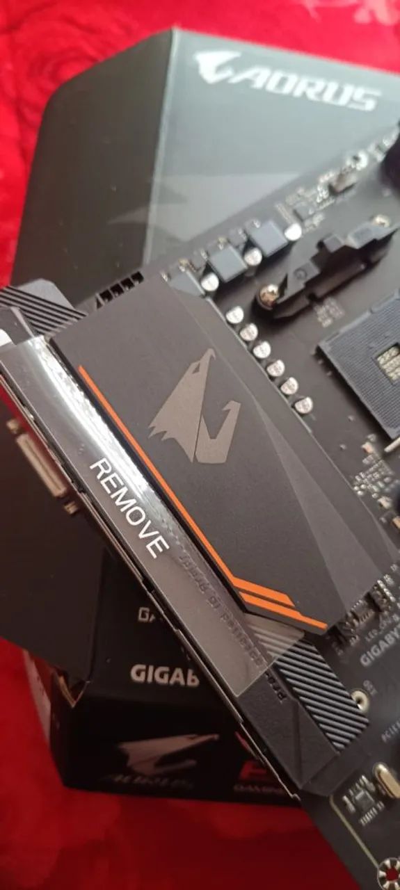 placa mãe b550 aorus elite nova, nunca usada. - Foto 5