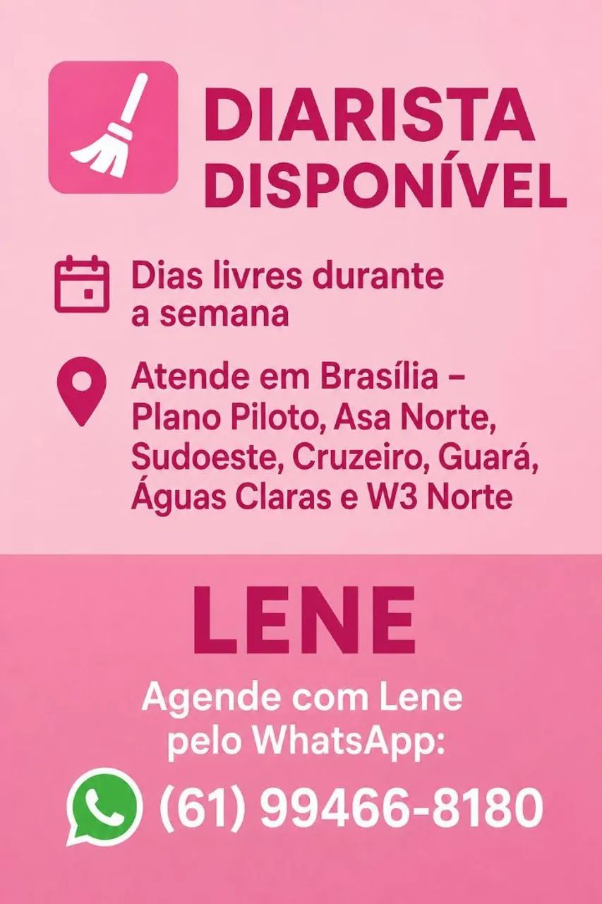 Sou diarista 