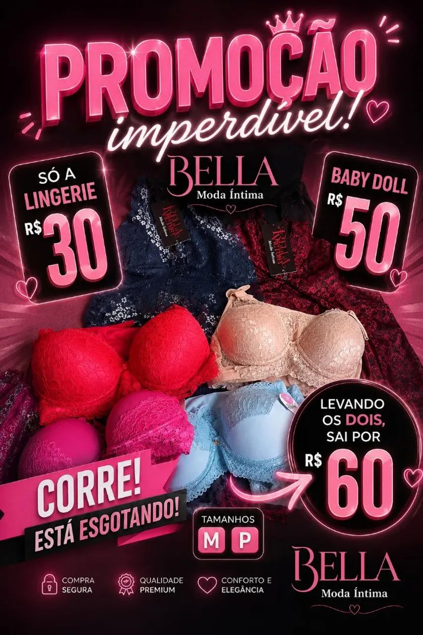 Vendo lingerie e baby doll 