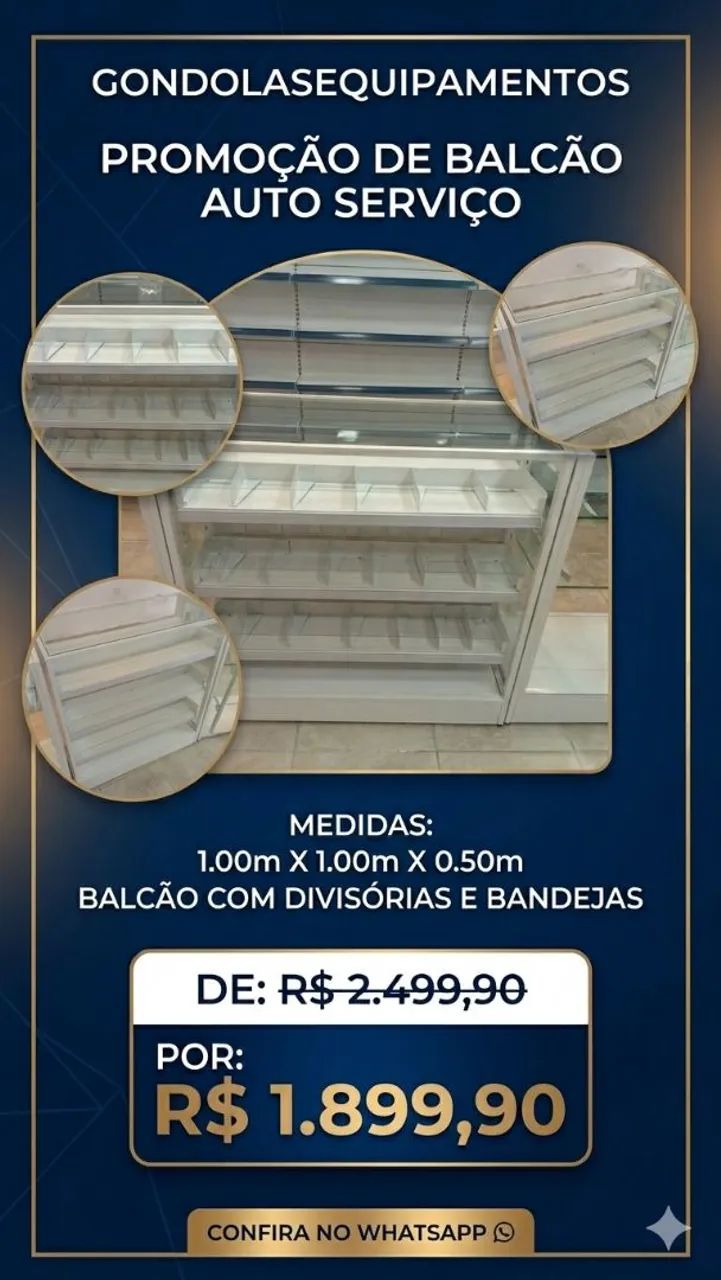 Balcão auto serviço 