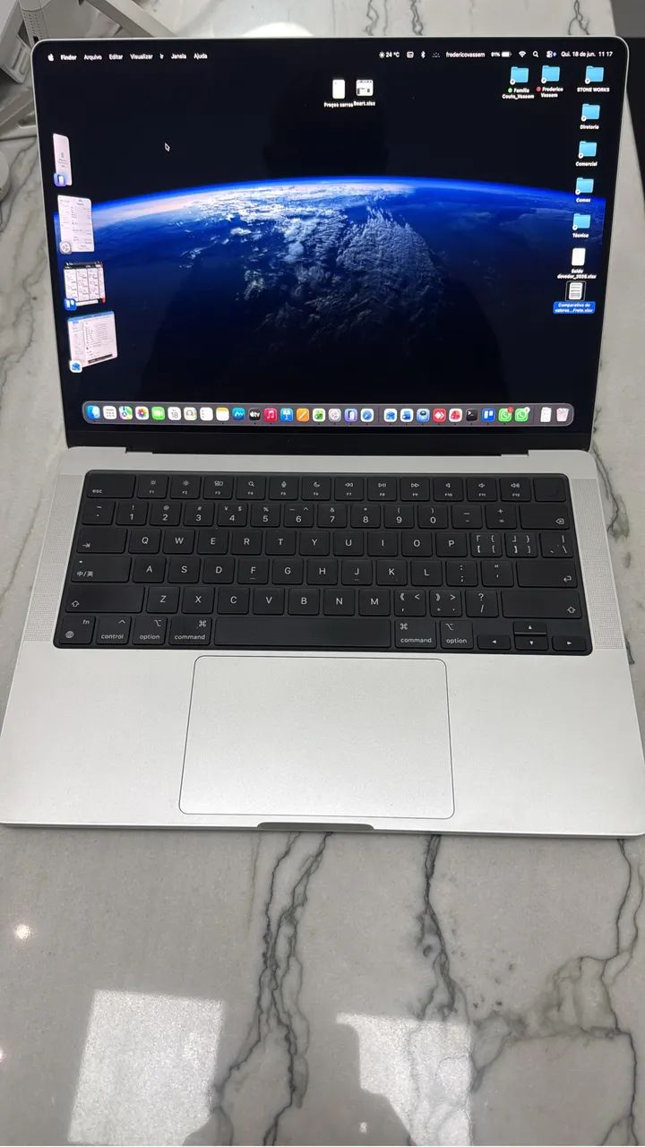 Macbook Pro 14 2024 8gb 1TB SSD + Mouse original Apple - Foto 2