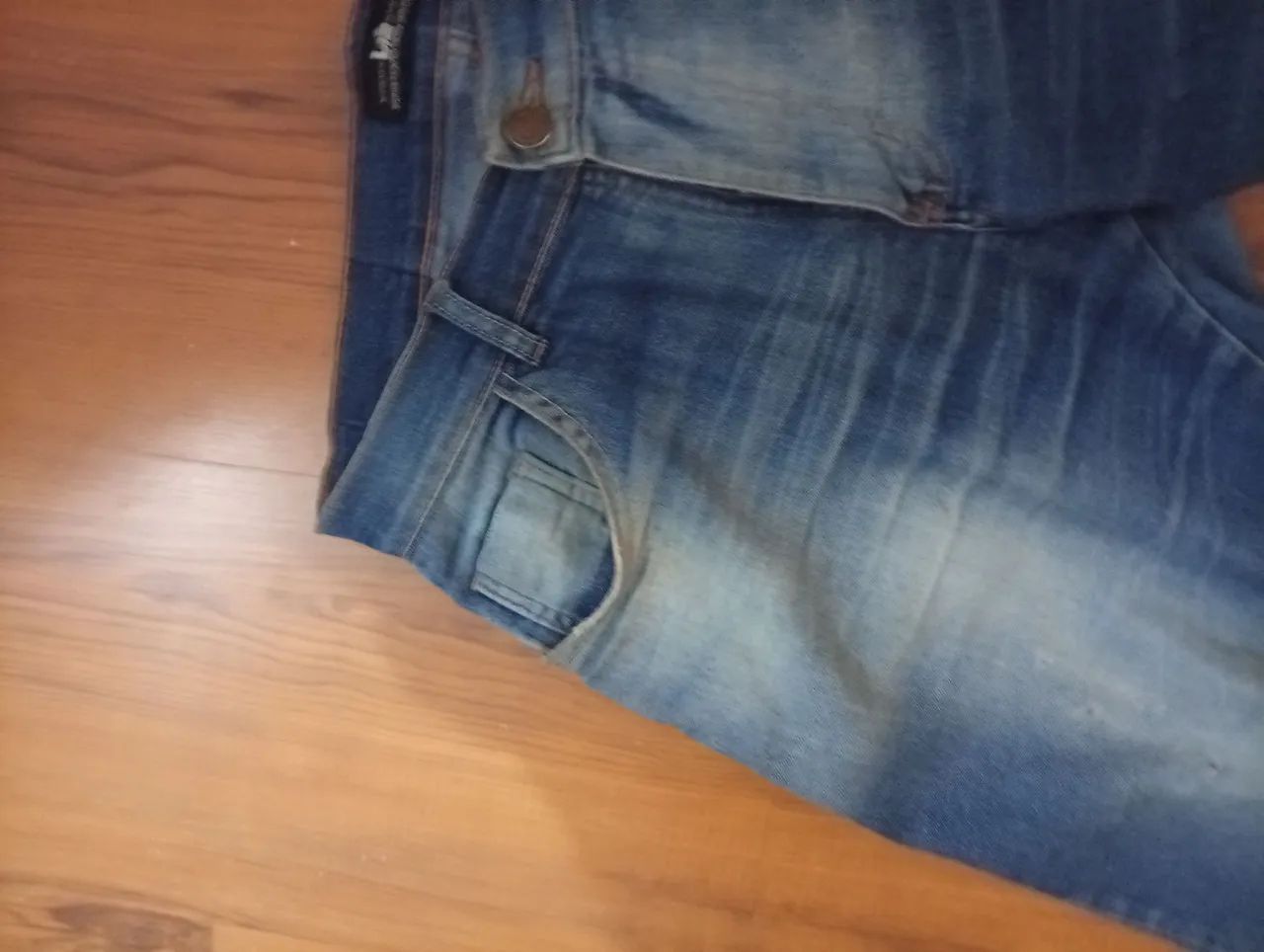 Calça masculina 42 Stone whash - Foto 4