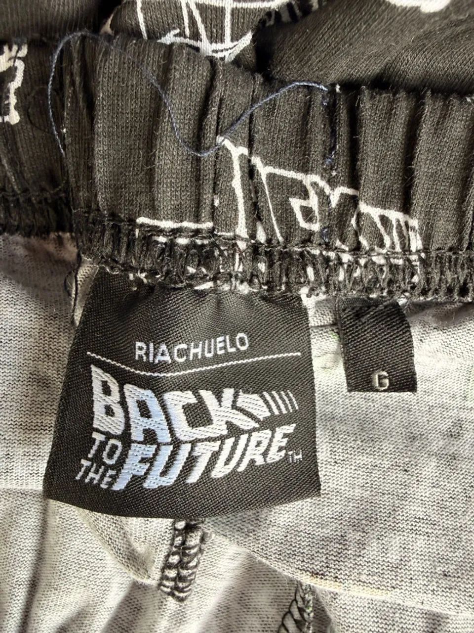 Cueca samba canção / Short "Back to the Future", tamanho G - Foto 3