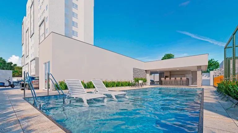 Apartamento mondubim 2 quartos e piscina 