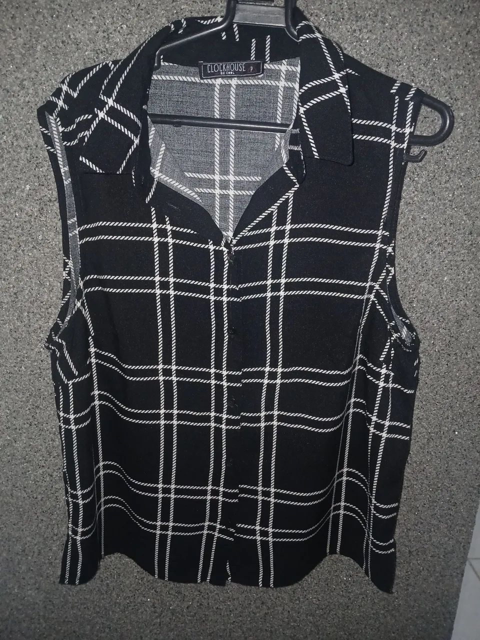 Blusa xadrez P -  CeA 