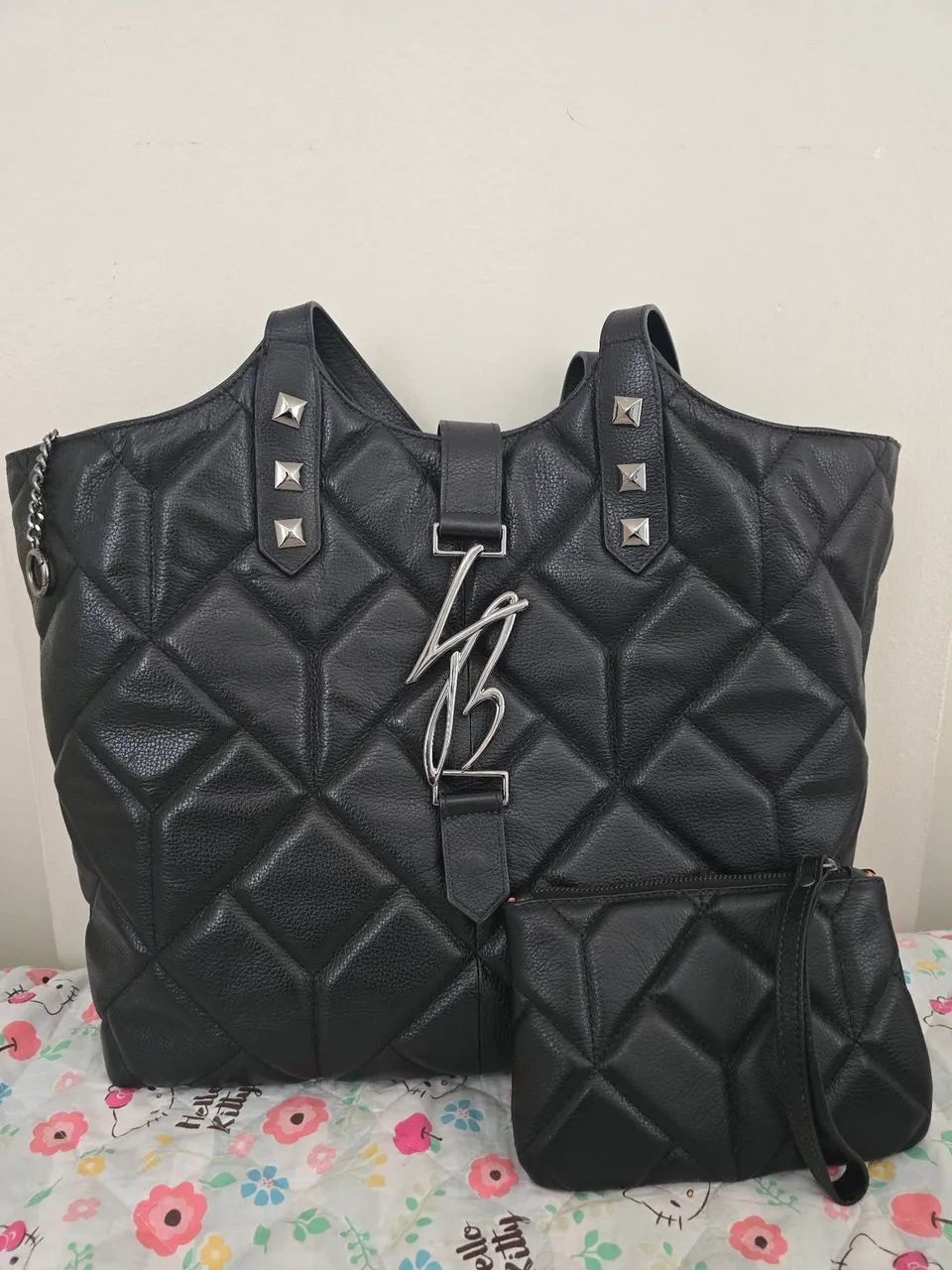 Bolsa grande de couro Luiza Barcelos - Foto 4