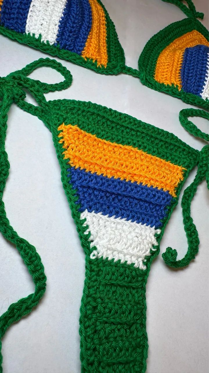 Biquíni do Brasil em crochê fabricação própria  - Foto 3