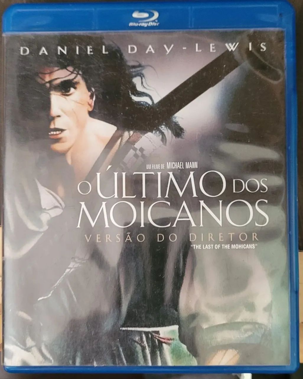 DVD BLU-RAY  -  O ÚLTIMO DOS MOICANOS