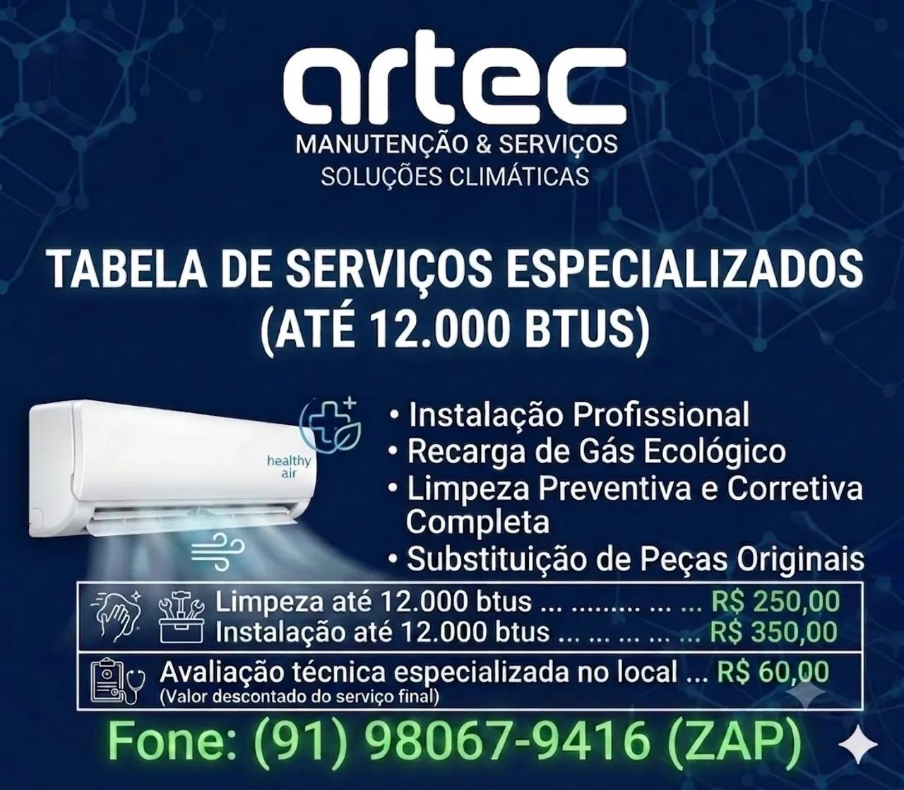 Ar-condicionado, responsabilidade, qualidade e eficiência  - Foto 4