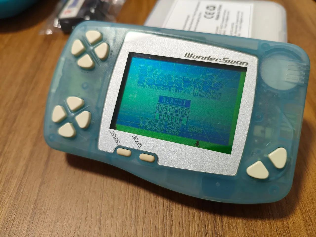 Console Wonderswan + jogos e kit tela LCD - Foto 4