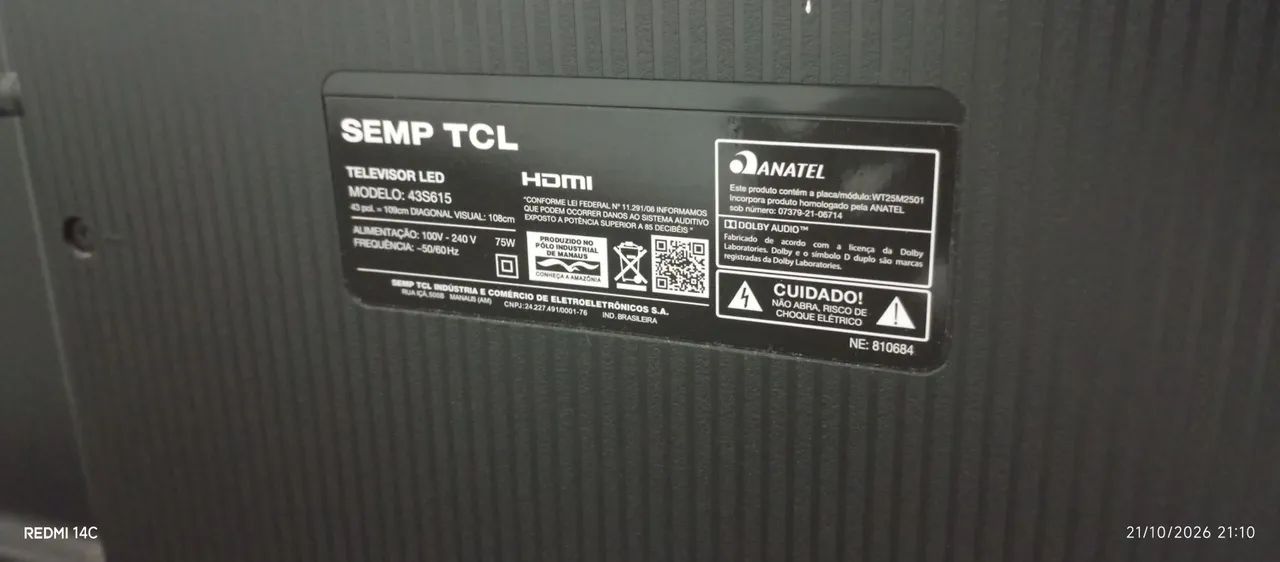 VENDO SMART TV TCL 43 POLEGADAS  - Foto 3
