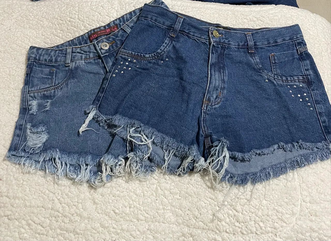 Kit 2 Shorts Jeans 