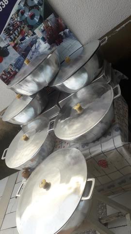 Tachos de alumínio batido grosso - Foto 3