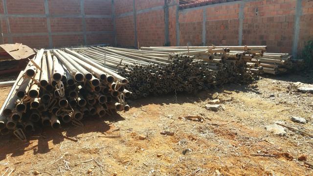 Cano de aço Zincado 01 lote de 440 tubos - Foto 3