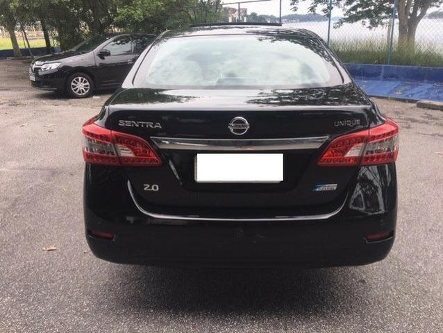 Nissan sentra 2016 unique 2.0 flex top de linha teto solar e interior bege muito novo - Foto 9