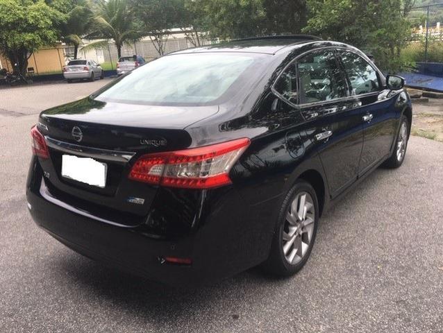 Nissan sentra 2016 unique 2.0 flex top de linha teto solar e interior bege muito novo - Foto 7