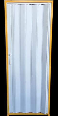 Porta PVC Sanfonada Branca ou Marrom Nova de 0,70cm a 1,00m - Foto 3