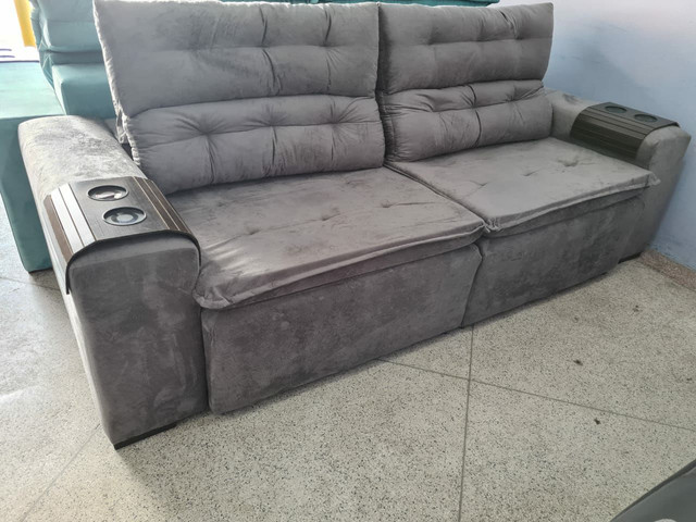NOVO retrátil reclinável 5 lugares entrego - Foto 5