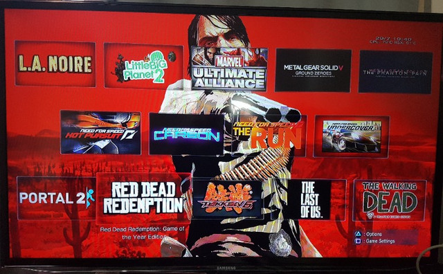 Playstation 3 PS3 Fat Branco HD 1Tb com mais de 50 jogos Novinho - Foto 2