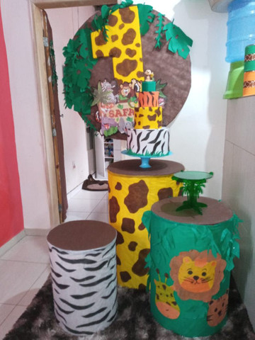 Festa em casa safari