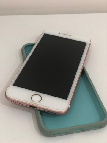 iPhone 7 Rose 32GB novíssimo com nota fiscal - Foto 2