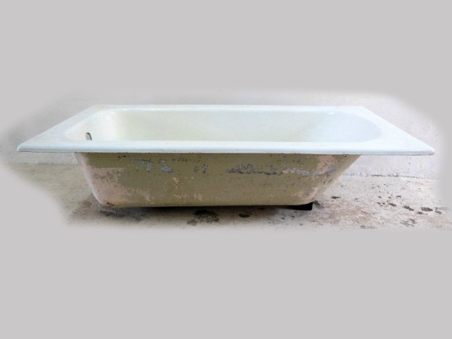 Banheira Antiga De Ferro Esmaltada Fundição Brasil - Foto 2