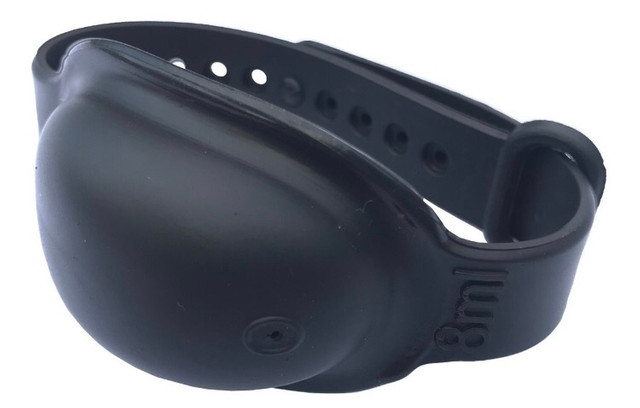 2 Pulseiras biossegurança álcool gel