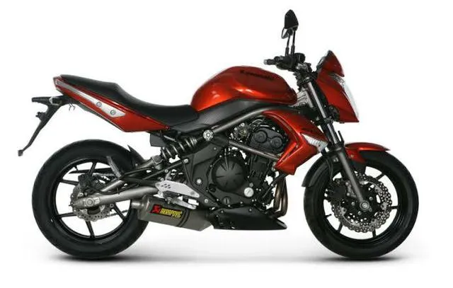Escapamento Esportivo Titânio Akrapovic Kawasaki Versys ER6 N 650
