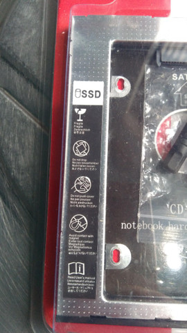Caddy suporte segundo hd ssd notebook - aceito cartão - Foto 4