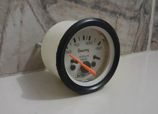 Manômetro Instrumento Automotivo Willtec 52mm Temp de Agua - Foto 2