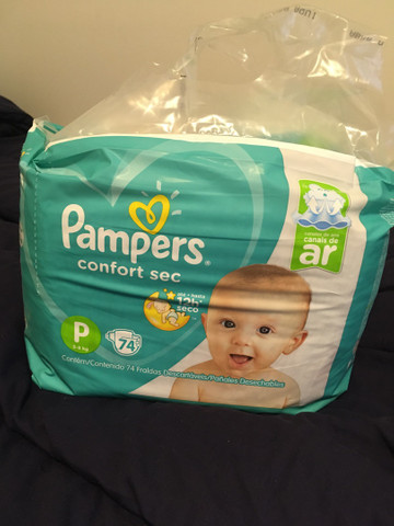 Fraldas Pampers Confort Sec P