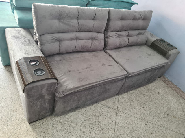 NOVO retrátil reclinável 5 lugares entrego - Foto 2