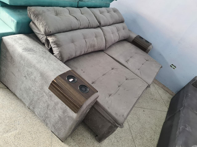NOVO retrátil reclinável 5 lugares entrego - Foto 4
