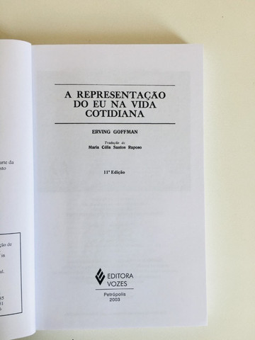 Apresentação do Eu na Vida Cotidiana - Foto 2