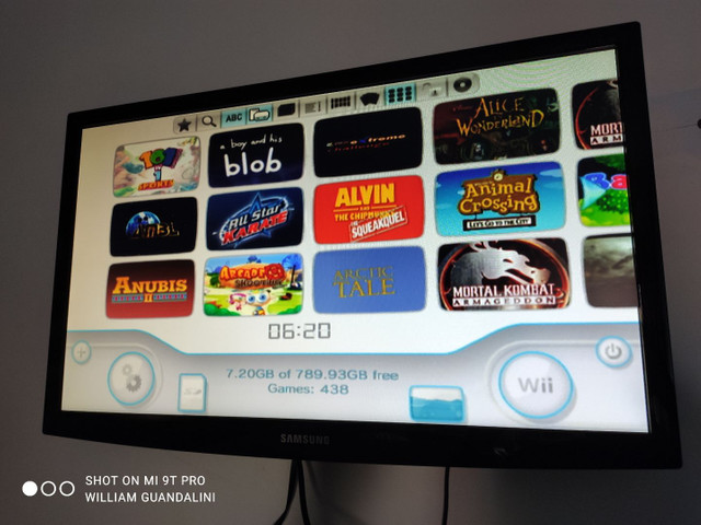 Nintendo Wii 1tb hdd externo HDMI SD completo 438 jogos wii - Foto 5