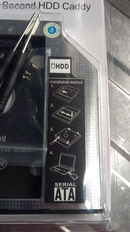 Caddy suporte segundo hd ssd notebook - aceito cartão - Foto 3