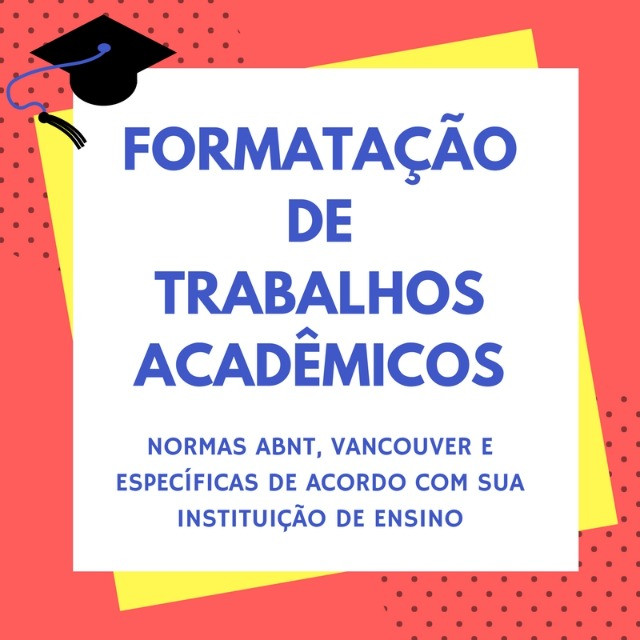 Formatação de trabalho acadêmico, TCC, resumo, artigo científico, seminário, apresentação