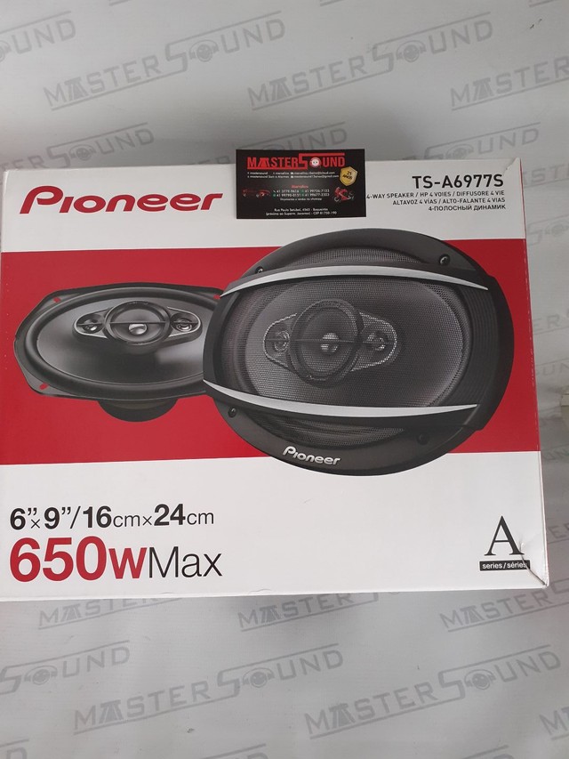 Par de alto falante. Pioneer. TS-A6977S. 6X9". 100RMS. 650watts. Garantia. Novo. Inst. 