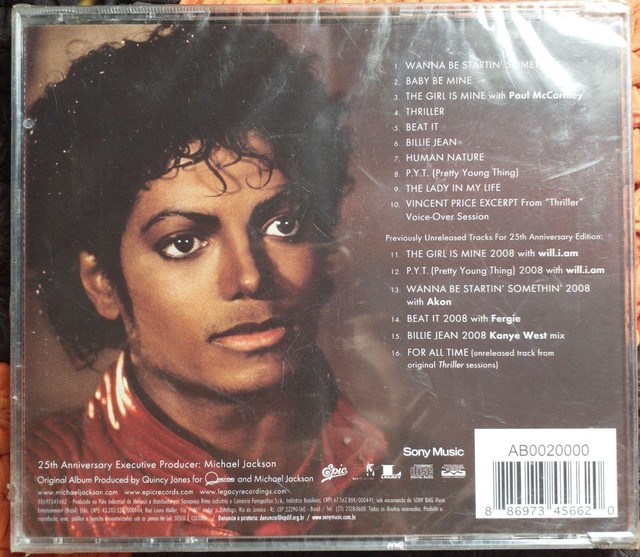 CD Michael Jackson Thriller 25 anos lacrado - CDs, DVDs etc