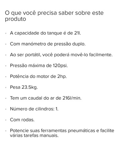 Compressor de ar chiaperine  - Foto 2