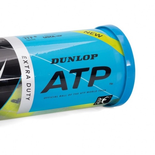 Bola de Tênis Dunlop ATP - Caixa com 24 tubos
