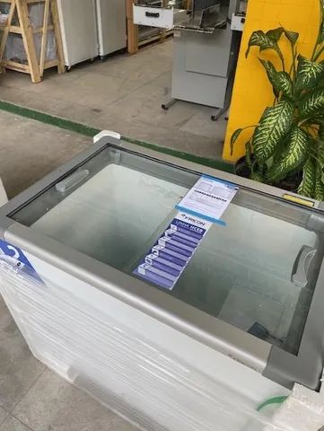 Freezer dupla ação horizontal porta de vidro - 2 anos de garantia - fricon  - Foto 4