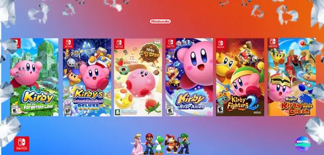 Kirby and the Forgotten Land - Nintendo Switch Midia Fisica - Show Game